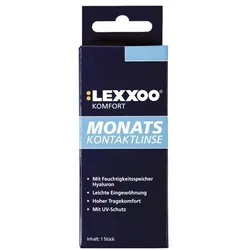 Lexxoo Kontaktlinse Monatslinse »Komfort« -0,75 dpt schwarz