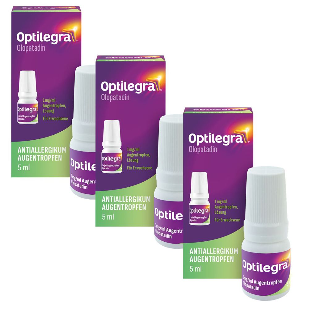 Optilegra 1 mg/ml Augentropfen Lösung 3x 3x5 ml