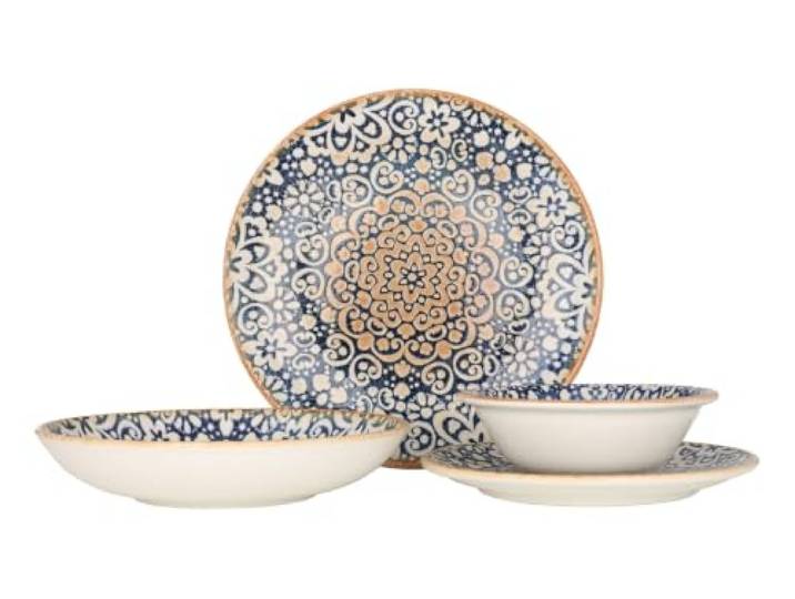 Bonna Geschirrset (Medium) - Alhambra - 24 teilig - 6 Personen - Porzellan