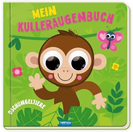 Trötsch Verlag GmbH & Co. KG - Trötsch Pappenbuch mit Kulleraugen Mein Kulleraugenbuch Dschungeltiere: Entdeckerbuch Beschäftigungsbuch Spielbuch - Preis vom 15.10.2026 23:06:25 h