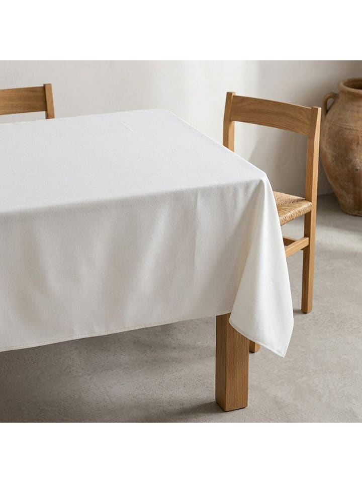 GAMUSI Tischdecke in Weiß - 140x240 cm