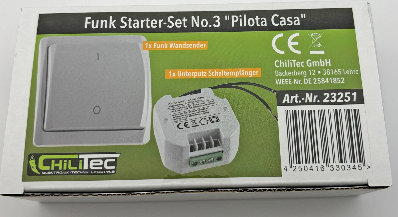 ChiliTec Funk Starterset Nr. 3 Pilota Casa