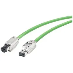 Siemens 6XV1871-5BN12 IE Leitung IE FC,2 x RJ45,2x2,12m,Cat5e, Class D,PVC,robust 6XV18715BN12