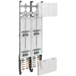 Hager ZK52P7K Komplettfeld, universZ, 1350mm, 4 Zählerplätze, 2-feld, Mitteldeutschland