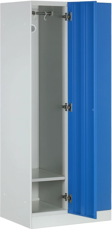 B2B Partner Metallspind S1, 2 Abteile, 1850 x 600 x 500 mm, RFID-Schloss, beige Tür