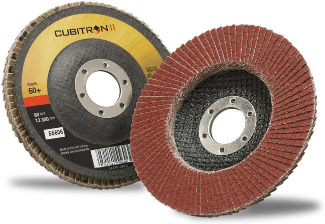 3M Disque abrasif à lamelles 967A convexe 125 mm K80 (7100011569)
