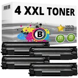 Druckfuxx, Toner, 4x XXL Toner für Canon 725 LBP-6000 LBP-6020 LBP-6020B KARTUSCHE PATRONE BLACK