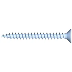 Reisser Q200 plus, Spanplattenschraube, Flachsenkkopf, Vollgewinde, TX, Stahl, verzinkt, blau passiv - Q09250S121-030012V-1