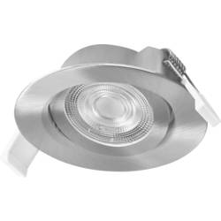 OSRAM HOMELIGHTING 4099854595554 Deckenstrahler, LED-Deckenstrahler LED-Modul LED fest eingebaut Satin-Nickel