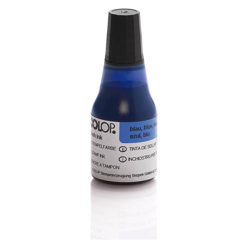 Colop 146961 Flash Stempelfarbe Blau, 25 ml (371789)
