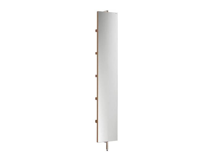 Voglauer Wandspiegel, Eichefarben, Holz, Glas, Wildeiche, furniert, mehrschichtige Massivholzplatte (Tischlerplatte), rechteckig, 31.6x195x21 cm, Badezimmer, Badezimmerspiegel, Badspiegel