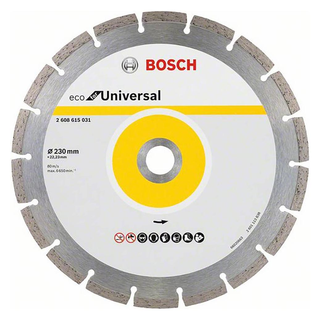 Bosch Professional Zubehör Diamanttrennscheibe Eco For Universal, D: 230 mm (2608615031)