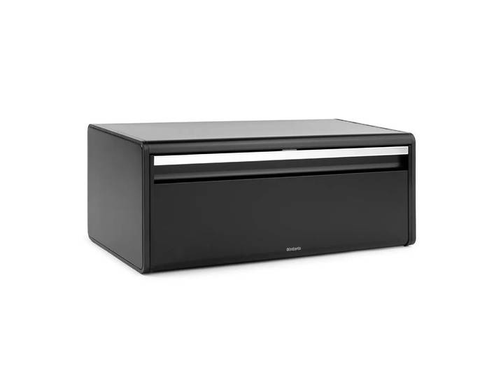 Brabantia Boîte à pain Fall Front noir mat