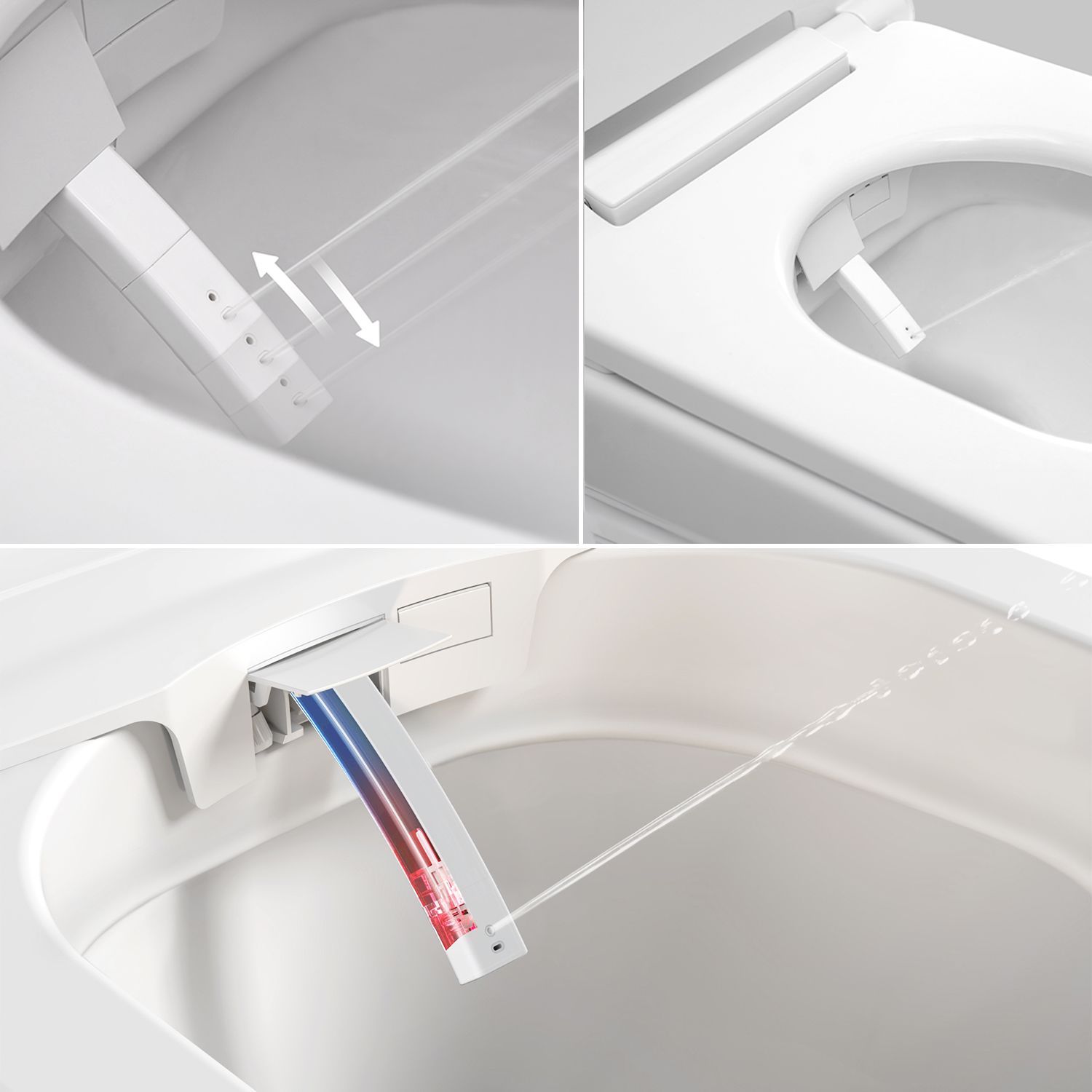 Clou CLEVER Dusch-WC mit Turbo Flush mit WC-Sitz