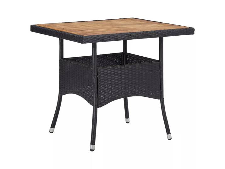 VidaXL - Esstisch holz, One Size, Schwarz