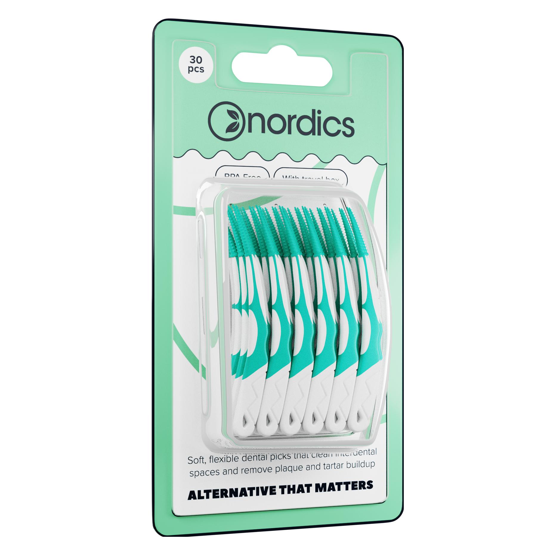 Nordics Öko Interdental-Zahnstocher Soft 0,4mm (30x, 0.40 mm) (53487724)