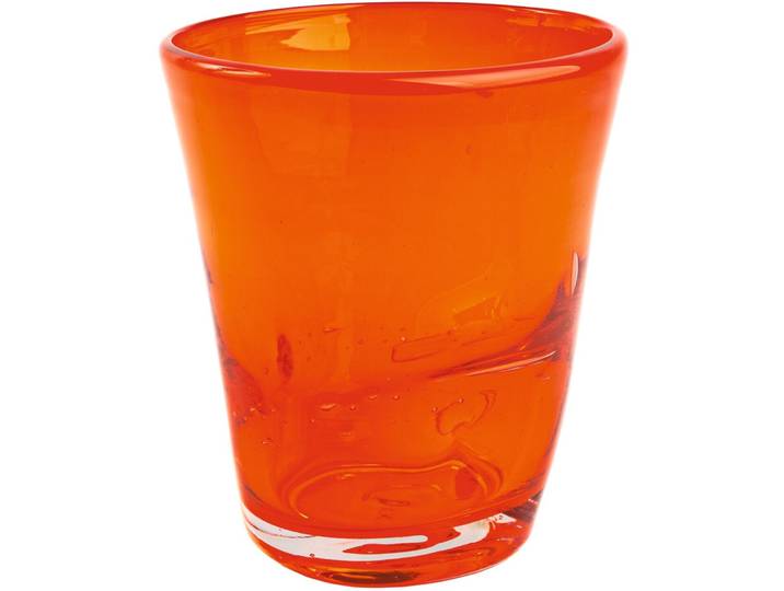 Trinkgläser-Set Samoa Orange Glas H 9.4 cm 0.25 l 6 Stk - Trinkgläser-Set