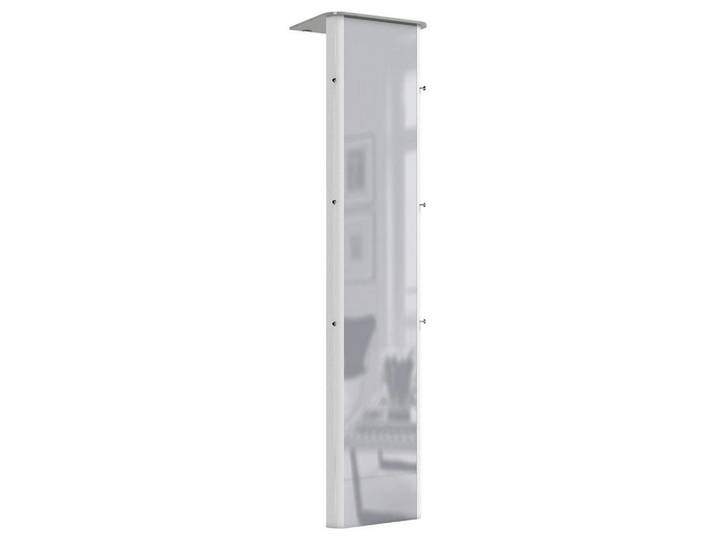 Moderano Garderobe, Alufarben, Metall, Glas, 45x192x35 cm, Garderobe, Garderoben-Sets & Garderoben-Serien, Garderoben-Sets