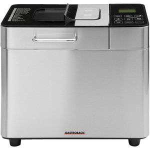 Gastroback Brotbackautomat Advanced, 42823, 18 Programme, Edelstahl, bis 1000g, silber