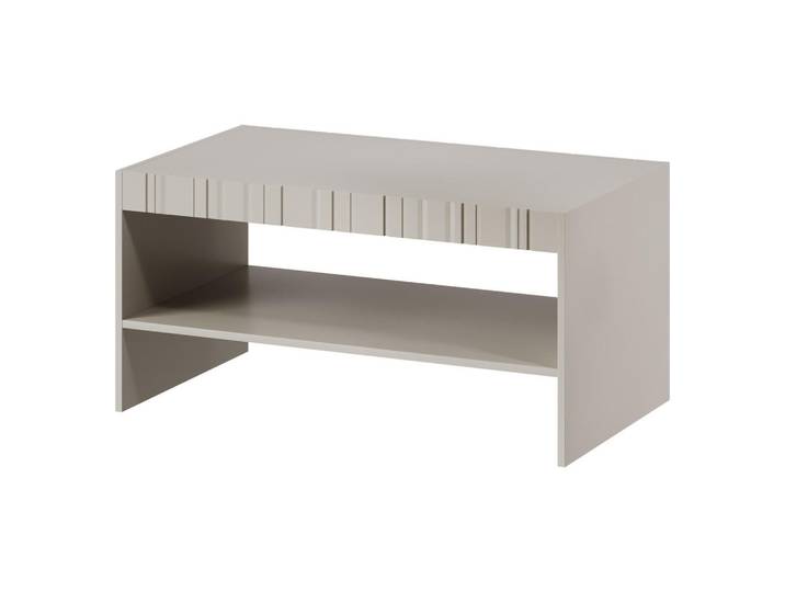 Mirjan24 Couchtisch Isla, Beige, 1 Fächer, Rechteckig,Rechteckig, 57x50x100 cm, Wohnzimmer, Wohnzimmertische, Couchtische