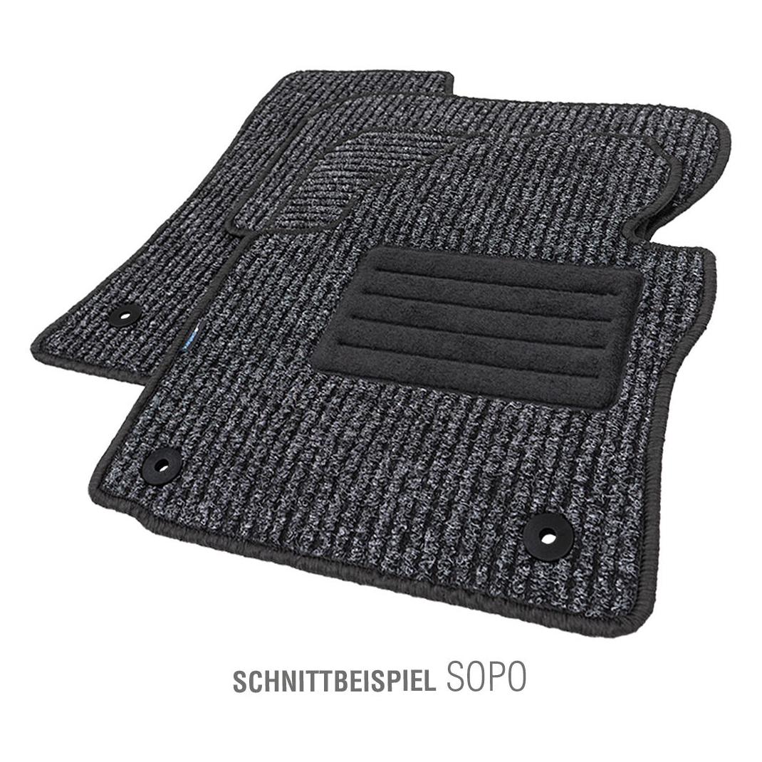 Petex Autoteppich Sopo Gr.2 (1 Set à 4 Fussmatten) (62382023)