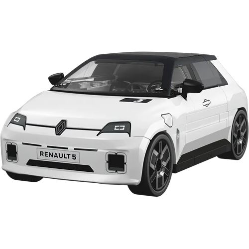 Cobi Renault 5 E-Tech (weiß, Maßstab 1:35)