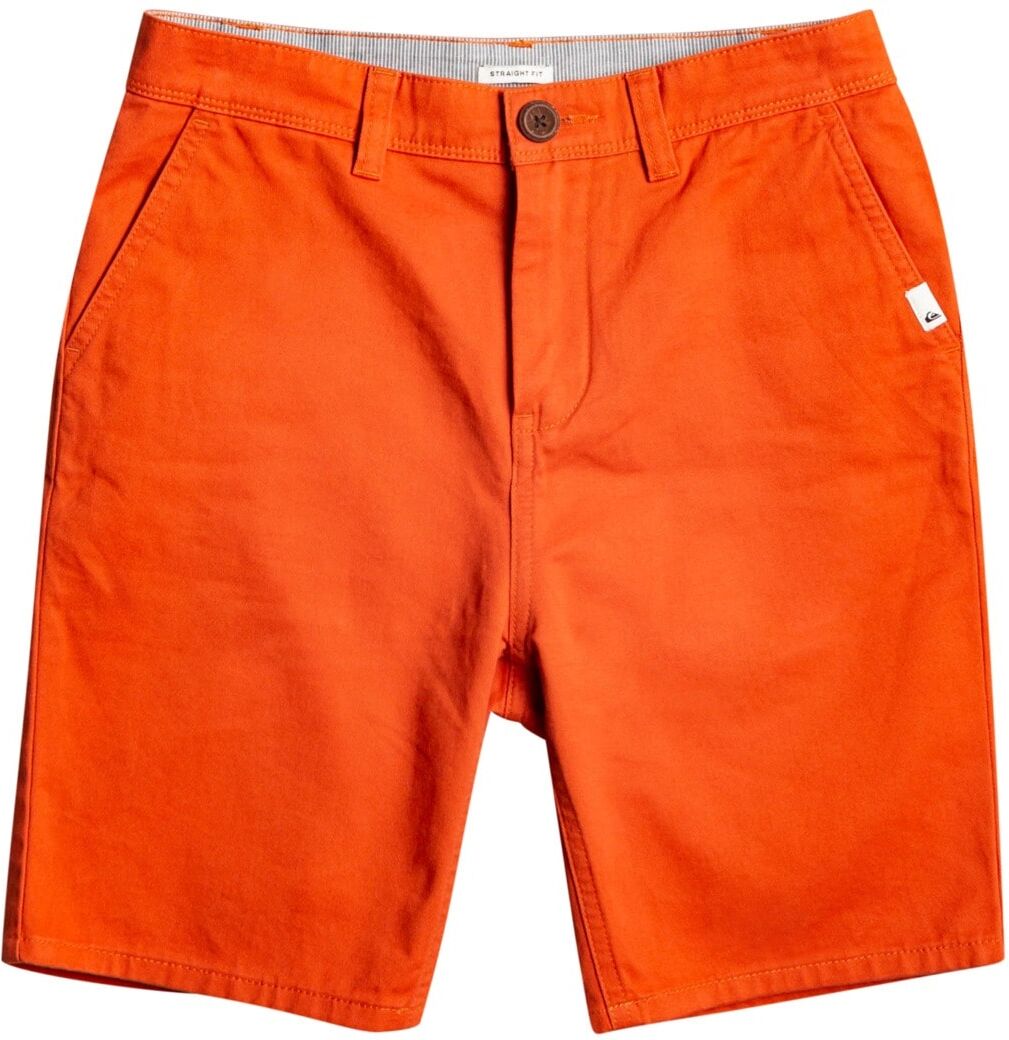 Chinoshorts QUIKSILVER "Everyday", Jungen, Gr. 14, Normalgrößen, orange (mecca orange), Obermaterial: 100% Baumwolle., Hosen Chinoshorts