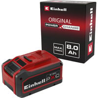 Akku Power-X-Change Plus Multi-Ah 18Volt 5,0 bis 8,0Ah rot/schwarz, Multi-Ah Technologie