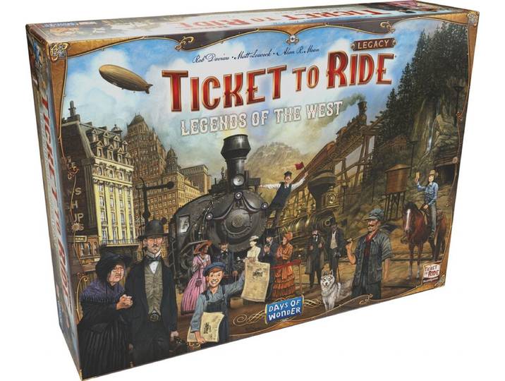 Days of Wonder Ticket to Ride Legacy Bordspel - Legenden van het Westen, DOW720036