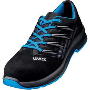 Uvex Sicherheitsschuhe 2 trend 69398, ESD, S2, Halbschuhe, Stahlkappe, Mikrovelours, Gr. 46