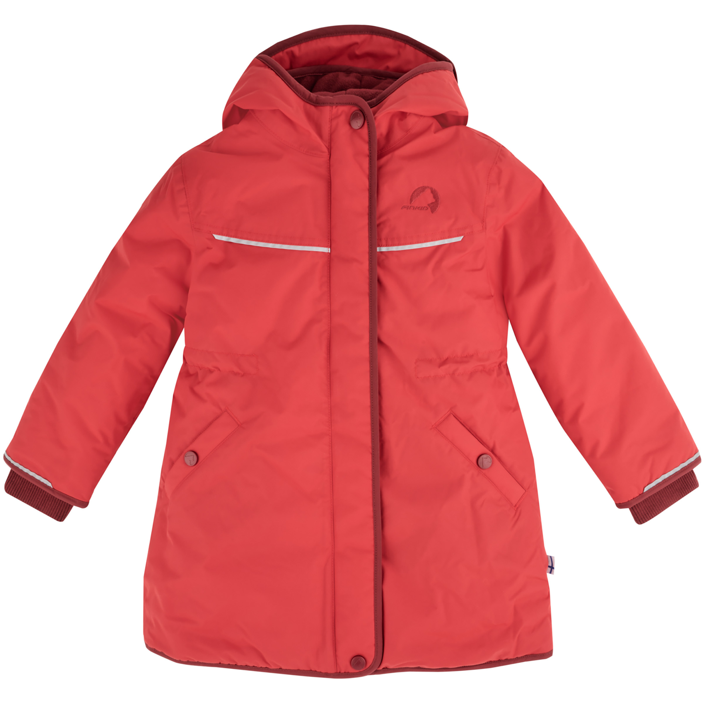 Finkid Milla Mantel Kinder Winterjacke rot Größe 110 Lifestyle Wasserdicht Wasserabweisend