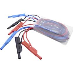 Schnepp 354 000059 Sicherheits-Messleitungs-Set Bananenstecker 4 mm Bananenstecker 4 mm 1.00 m Schwarz, Rot, Blau 1 Set