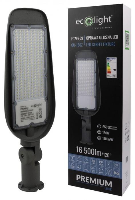 Eco Light LED straatlamp 150W 6500K 16500lm Parklamp met netvoeding
