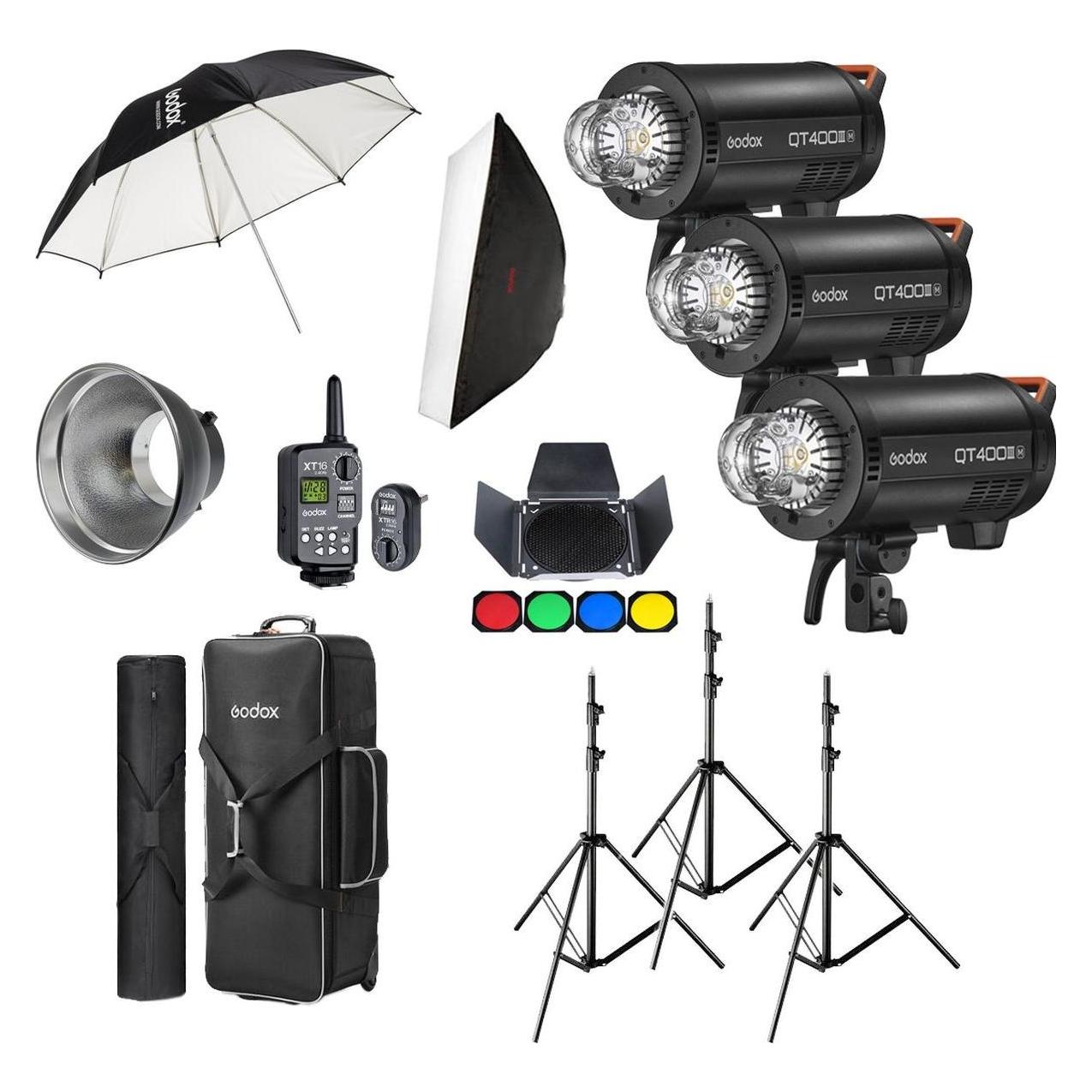 Godox QT400IIIM D Trio Studio Kit (D247851)
