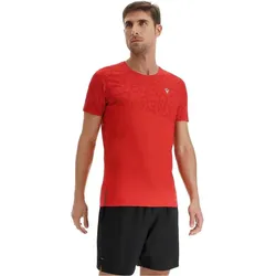 Macron, Herren, Sportshirt, Run Prime Billy (3XL), Rot