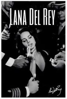 Inspired Living Lana Del Rey Canvas Wall Art Poster For Aesthetic Bedroom Decor 30x40cm No Frame 8