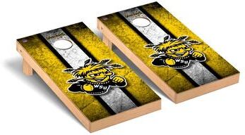 Skip's Garage Wichita State Shockers Vintage Cornhole Board Set
