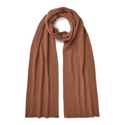 Schal FALKE "FALKE Schal", Damen, Gr. onesize, braun (nut meliert (5037)), Modetücher Schal