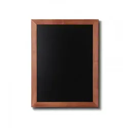 Holzrahmen 500x600mm hellbraun - Wand Profil eckig - Kreidetafel Holzrahmen