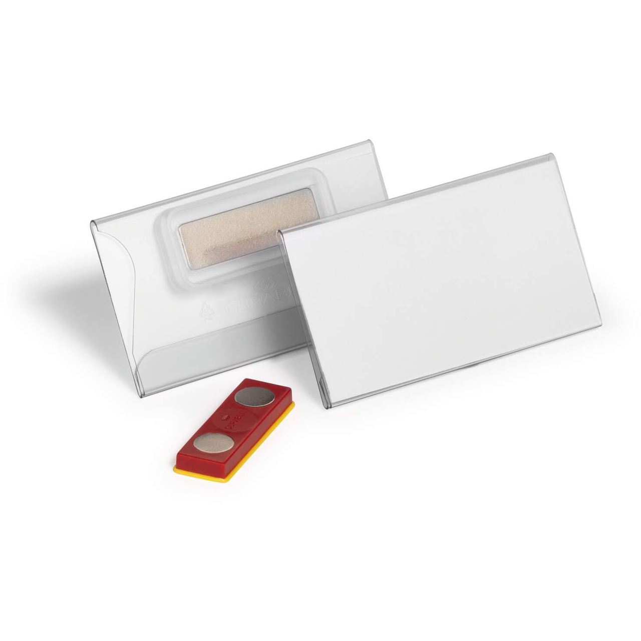 Durable Namensschild m Magnet verdrehsicher 40x75mm 25er PAK