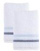 Ozan Premium Home 100% Genuine Turkish Cotton Bedazzle Hand Towel(Set of 2)