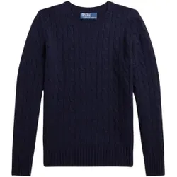 Polo Ralph Lauren für Jungen. 323958134002 Marineblauer Kaschmirpullover mit Zopfmuster ((L) 10/12años= 150/161cm), Lässig, Klassisch, Cache