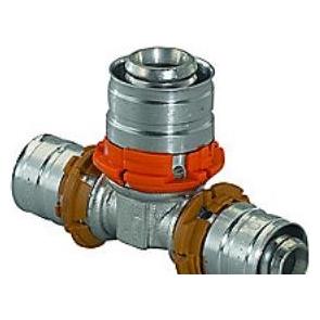 Uponor MLC pres T-stk 32-16-32mm - til gulvvarme- og brugsvand- og radiatorsystemer (1070580)