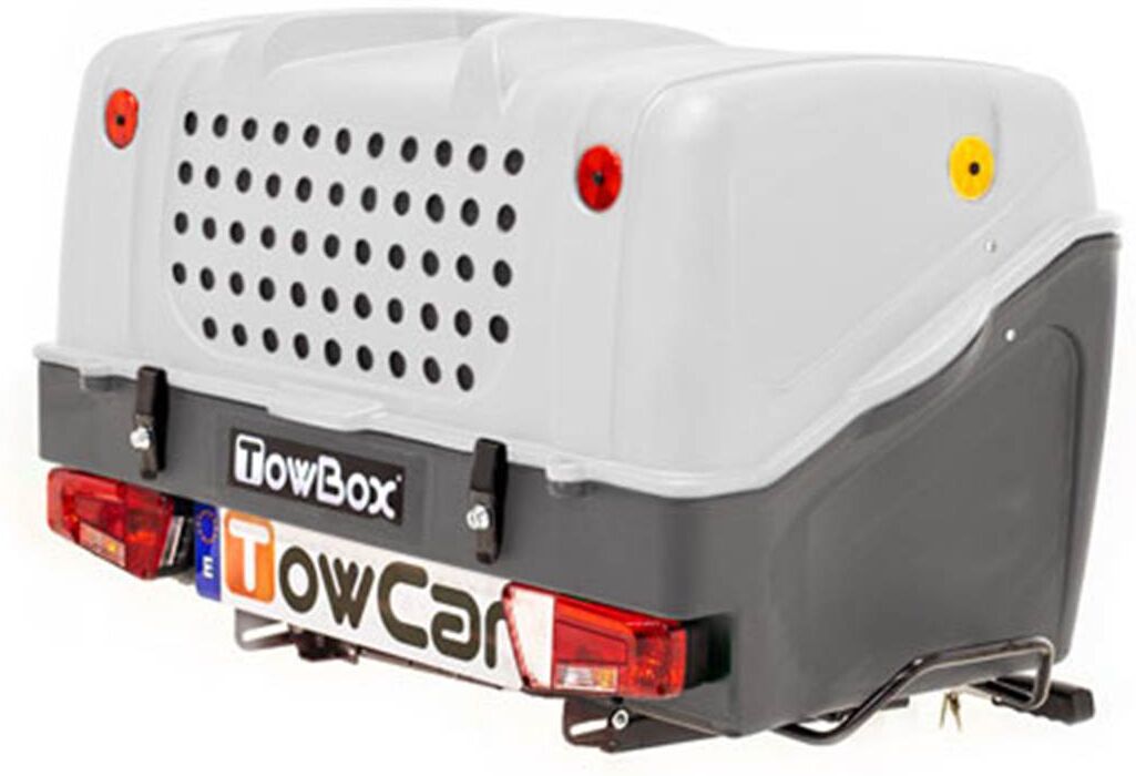 Towcar Towbox V1 caixa de bolas para cães cinzenta