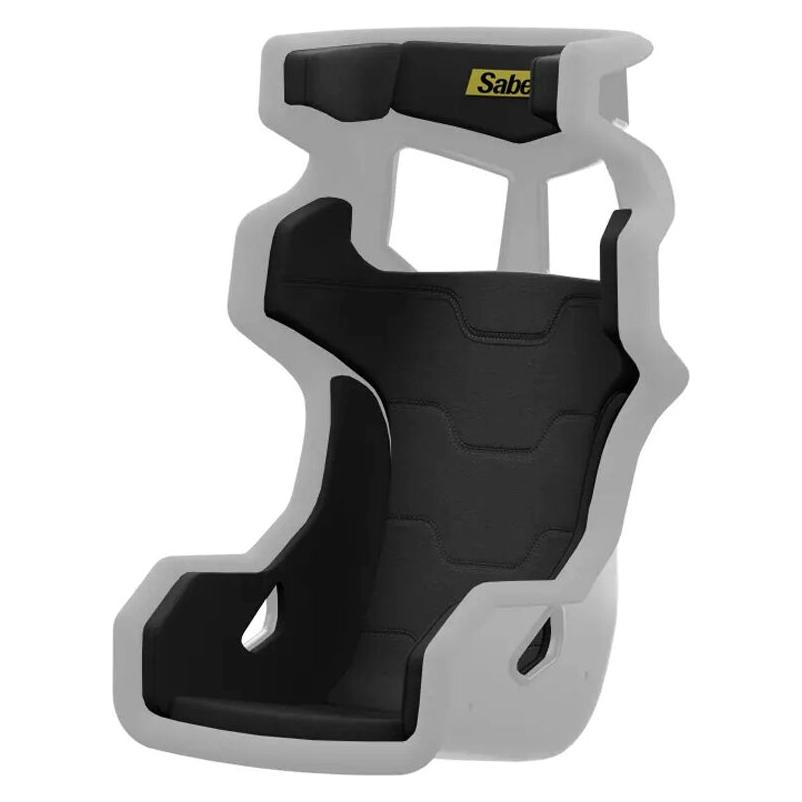 Sabelt SRX-1 Pads Kit, Ersatzpolster, 20-mm-Schaumstoff, für SRX-1 - deep black (00212-10-03-BLK)