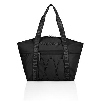 Shopper PLEIN SPORT "Tragetasche", Damen, schwarz (02, schwarz), Taschen Shopper