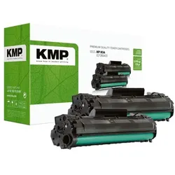KMP Toner-Set ersetzt HP »CF283AD« HP 83A schwarz schwarz