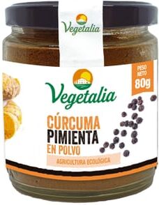 Vegetalia Cúrcuma Pimenta Em Pó Biológica 80g