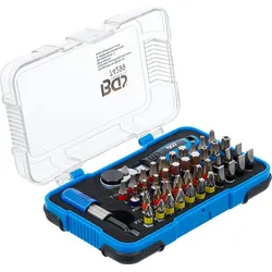 BGS 74299 COLOR Bitsatz / Bitsortiment mit Bitknarre Außensechskant 6,3 mm (1/4") 43 teilig