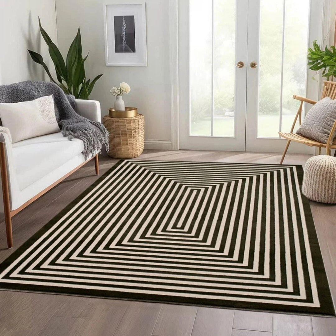 Quality & Style Large Shaggy Rugs Non Slip Living Room Hallway Fluffy Bedroom Carpet Mats Green Rectangle 160 x 230 cm